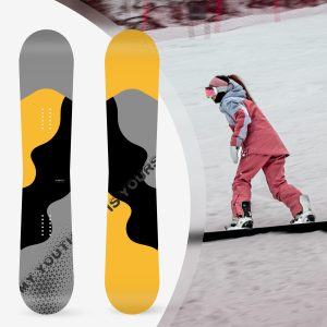 150cm Grownup All-Mountain Snowboard with Carbon Fiber – Manufacturing unit Direct Poplar Board 140cm