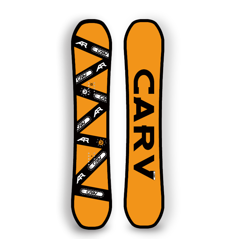 CARV 2023 All-Round Snowboard for Newbie Adults