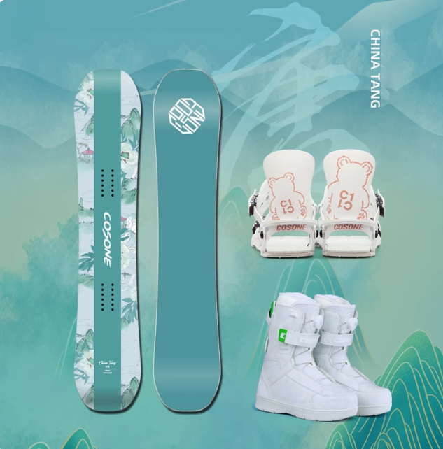 Discounted New All-Objective Snowboard Set for Inexperienced persons - Males's and Ladies's Carbon Fiber Bolstered Snowboard and Boots