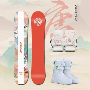 Discounted New All-Objective Snowboard Set for Inexperienced persons – Males’s and Ladies’s Carbon Fiber Bolstered Snowboard and Boots