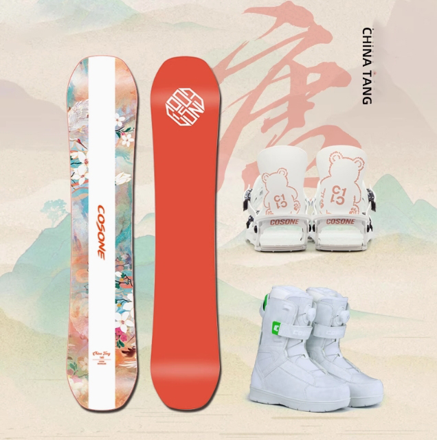 Discounted New All-Objective Snowboard Set for Inexperienced persons – Males’s and Ladies’s Carbon Fiber Bolstered Snowboard and Boots