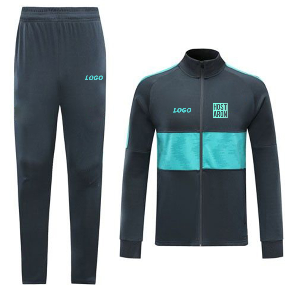 HOSTARON Males's Youth and Grownup Clean Tracksuit - Half Zip Soccer Jacket and Pants for Soccer Coaching, Out of doors Jogging, and Health Operating