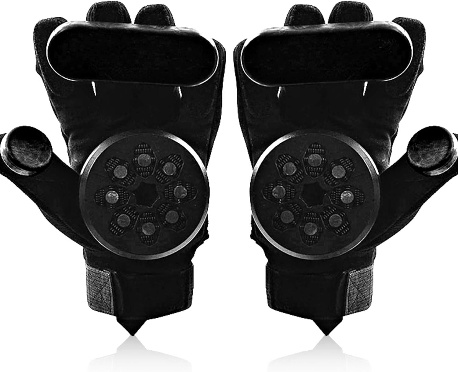 Premium Longboard Skateboarding Protecting Gear: Sturdy and Secure Gloves with Slip-On Pads